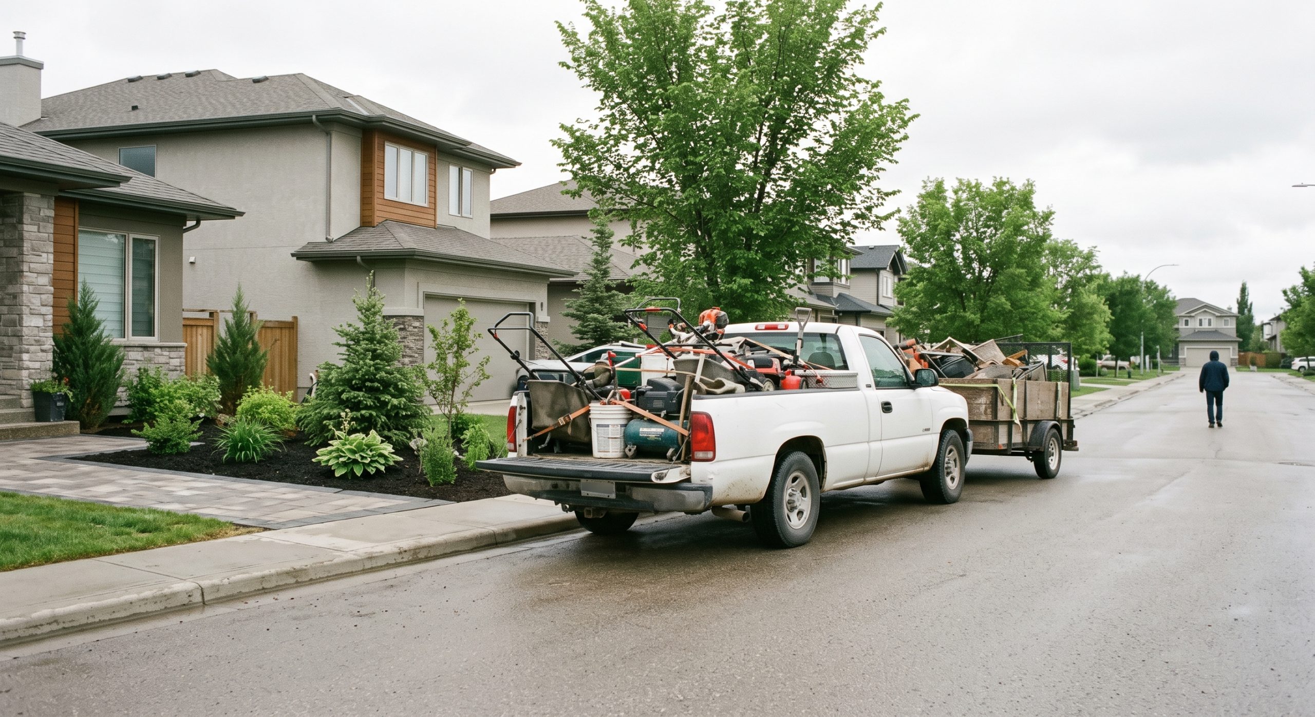 Case studies: Drew's Seasonal Services truck in Grande Prairie, Alberta